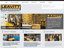 Tablet Screenshot of forklifttraininginseattle.com